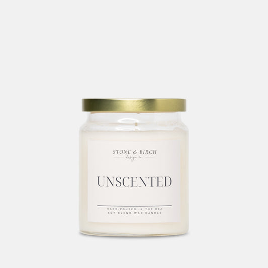 Unscented Apothecary Candle