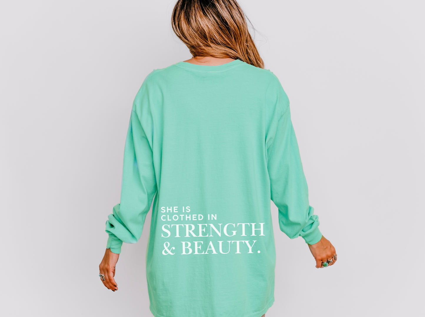 Clothed in Strength & Beauty Long-Sleeve Shirt