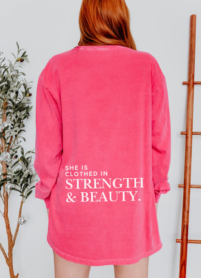 Clothed in Strength & Beauty Long-Sleeve Shirt