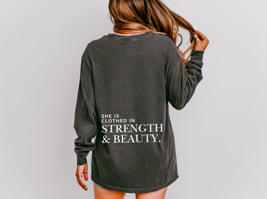 Clothed in Strength & Beauty Long-Sleeve Shirt