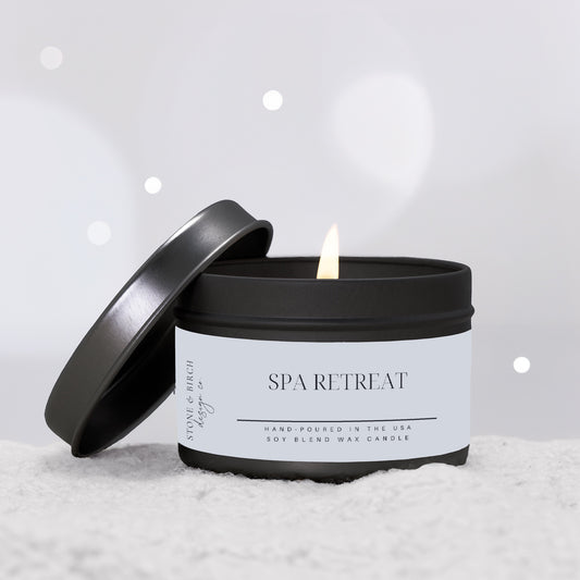 Spa Retreat Tin Candle